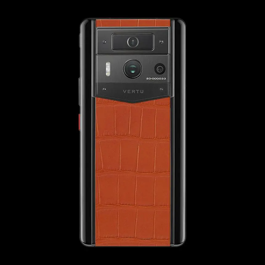 VERTU METAVERTU 2 PHEONIX ORANGE ALLIGATOR BLACK CASE - ЦЕНА, ОПИСАНИЕ, ФОТО - 3