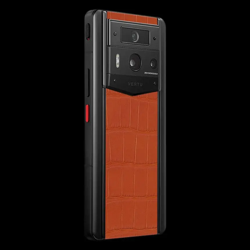 VERTU METAVERTU 2 PHEONIX ORANGE ALLIGATOR BLACK CASE - ЦЕНА, ОПИСАНИЕ, ФОТО - 4