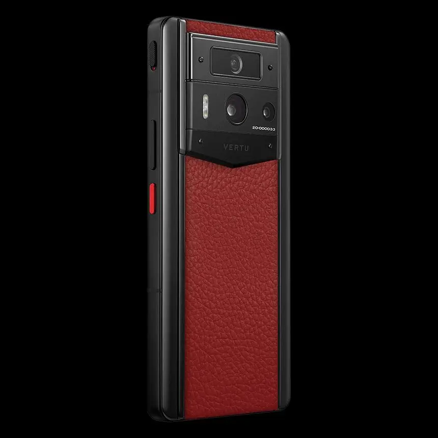 VERTU METAVERTU 2 RASPBERRY RED CALF BLACK CASE - ЦЕНА, ОПИСАНИЕ, ФОТО - 4