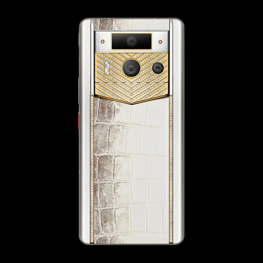 VERTU METAVERTU 2 V-SHAPED 18K GOLD WITH DIAMONDS HIMALAYA ALLIGATOR - ЦЕНА, ОПИСАНИЕ, ФОТО - 3