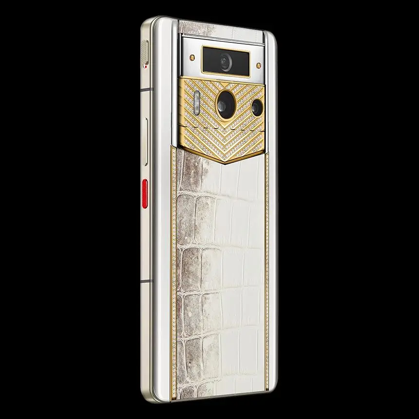 VERTU METAVERTU 2 V-SHAPED 18K GOLD WITH DIAMONDS HIMALAYA ALLIGATOR - ЦЕНА, ОПИСАНИЕ, ФОТО - 4