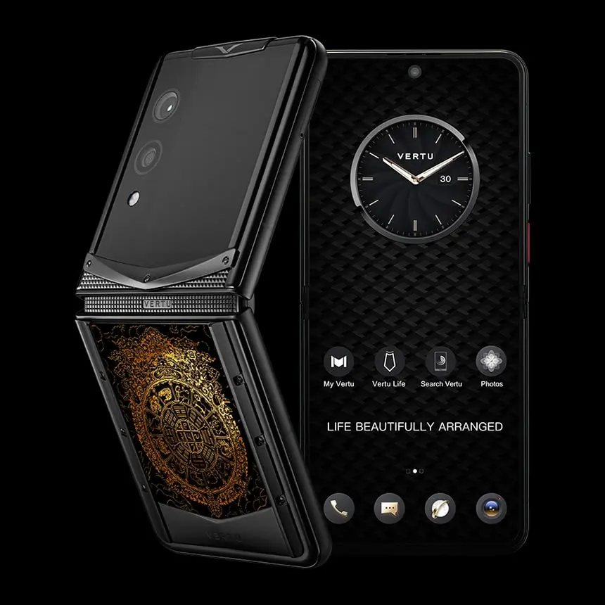 КУПИТЬ VERTU QUANTUM FLIP BAGUA GILDED LACQUER