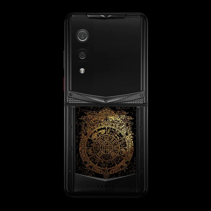 VERTU QUANTUM FLIP BAGUA GILDED LACQUER - ЦЕНА, ОПИСАНИЕ, ФОТО - 2