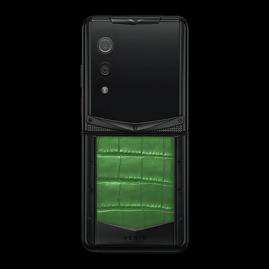 VERTU QUANTUM FLIP BAMBOO GREEN ALLIGATOR - ЦЕНА, ОПИСАНИЕ, ФОТО - 2