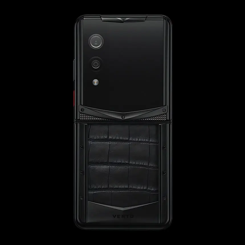 VERTU QUANTUM FLIP BASALT BLACK ALLIGATOR - ЦЕНА, ОПИСАНИЕ, ФОТО - 2