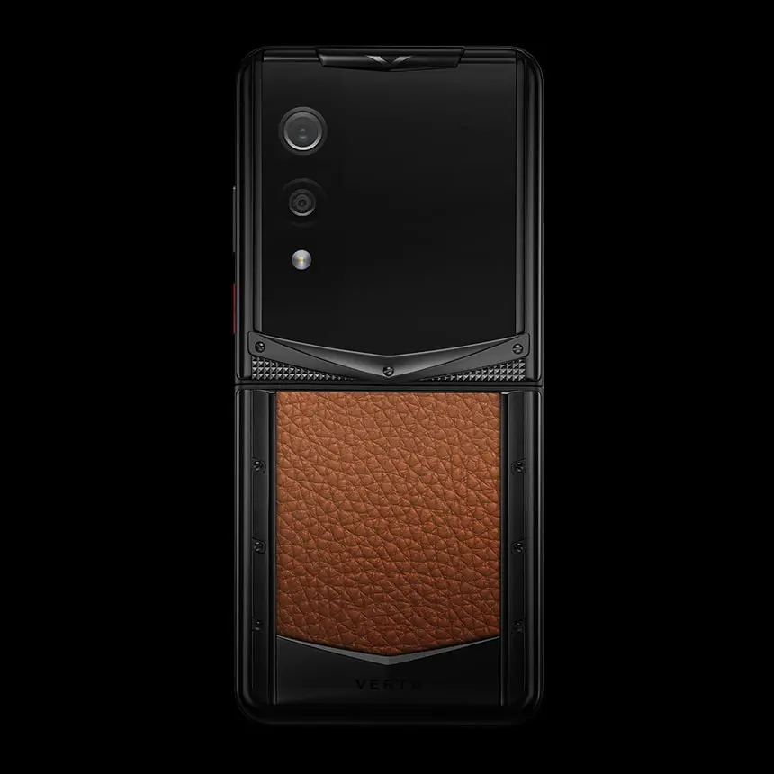 VERTU QUANTUM FLIP CARAMEL BROWN CALF - ЦЕНА, ОПИСАНИЕ, ФОТО - 2