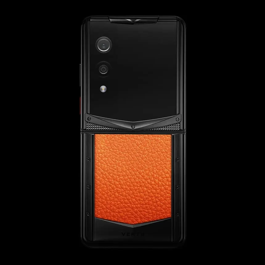 VERTU QUANTUM FLIP DAWNING ORANGE CALF - ЦЕНА, ОПИСАНИЕ, ФОТО - 2