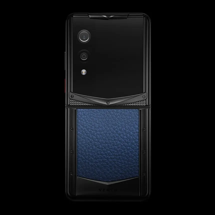 VERTU QUANTUM FLIP GENTLEMAN BLUE CALF - ЦЕНА, ОПИСАНИЕ, ФОТО - 2