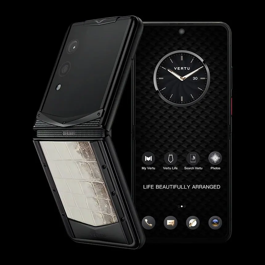 КУПИТЬ VERTU QUANTUM FLIP HIMALAYA CROCODILE