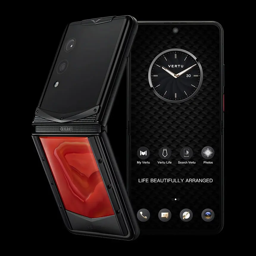 КУПИТЬ VERTU QUANTUM FLIP PHOENIX FLAME AGATE