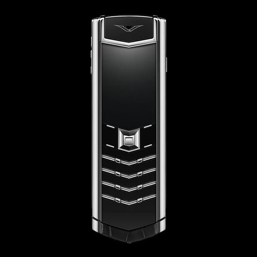 КУПИТЬ VERTU SIGNATURE S DESIGN BLACK ALLIGATOR STAINLESS STEEL