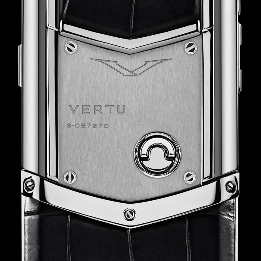 VERTU SIGNATURE S DESIGN BLACK ALLIGATOR STAINLESS STEEL - ЦЕНА, ОПИСАНИЕ, ФОТО - 3