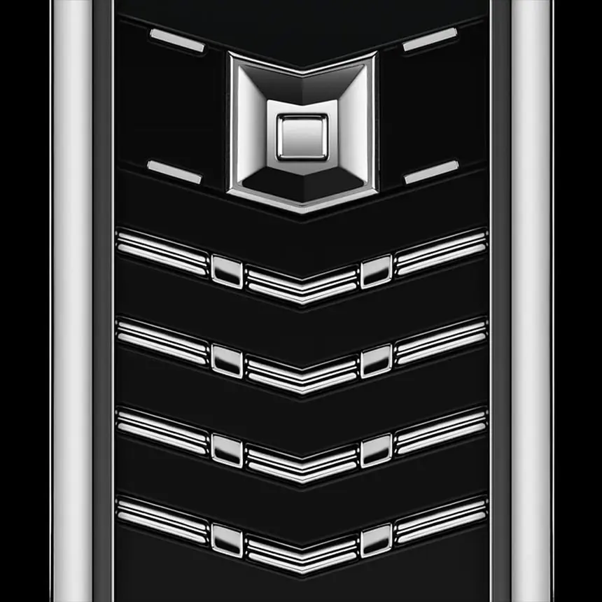 VERTU SIGNATURE S DESIGN BLACK ALLIGATOR STAINLESS STEEL - ЦЕНА, ОПИСАНИЕ, ФОТО - 4