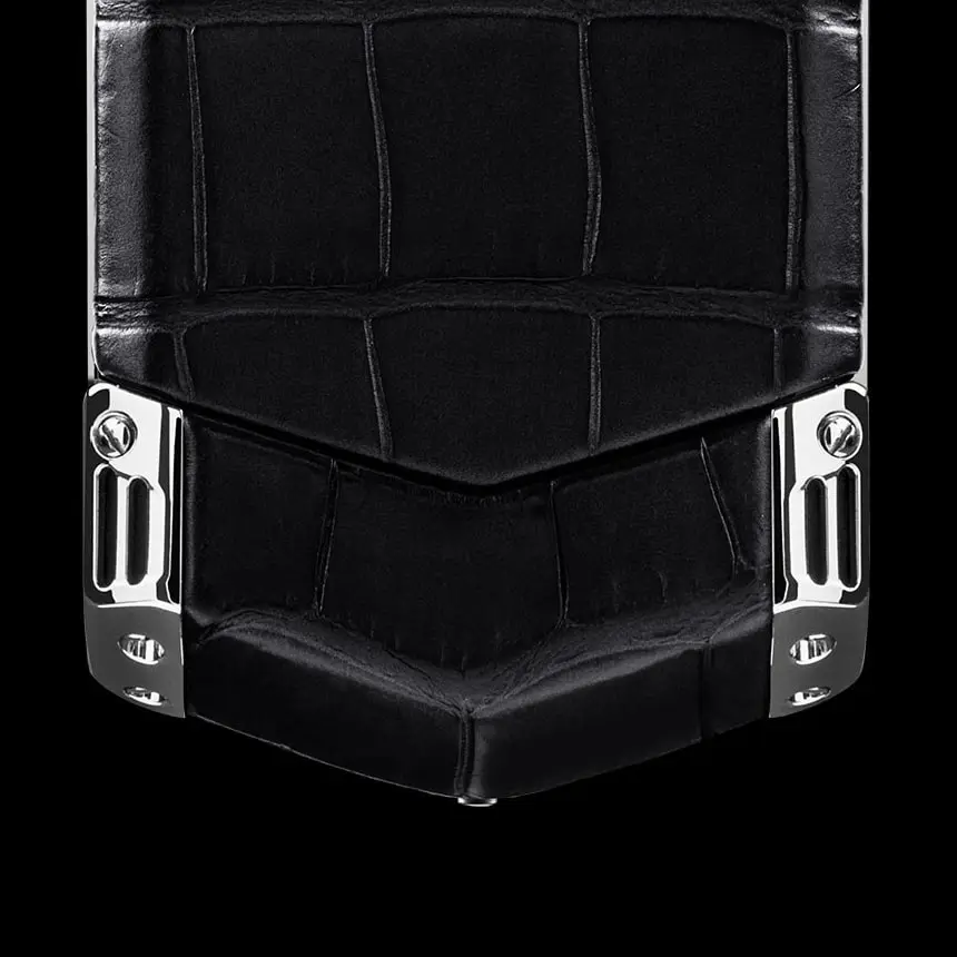 VERTU SIGNATURE S DESIGN BLACK ALLIGATOR STAINLESS STEEL - ЦЕНА, ОПИСАНИЕ, ФОТО - 5
