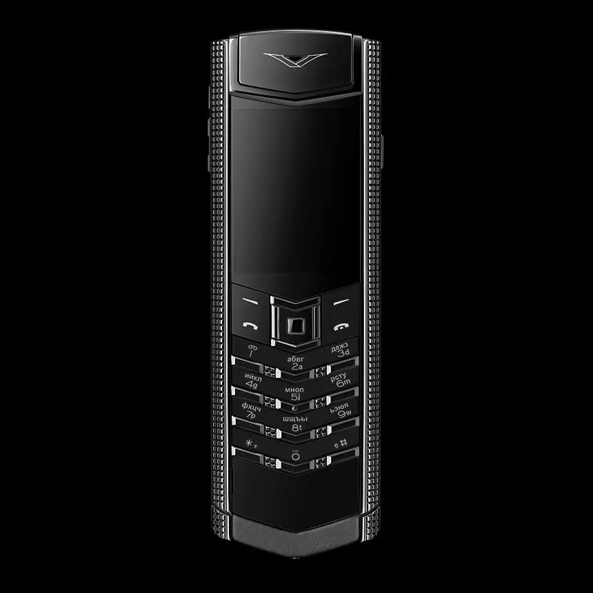 КУПИТЬ VERTU SIGNATURE S DESIGN CLOUS DE PARIS PVD BLACK