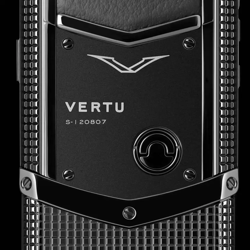 VERTU SIGNATURE S DESIGN CLOUS DE PARIS PVD BLACK - ЦЕНА, ОПИСАНИЕ, ФОТО - 3