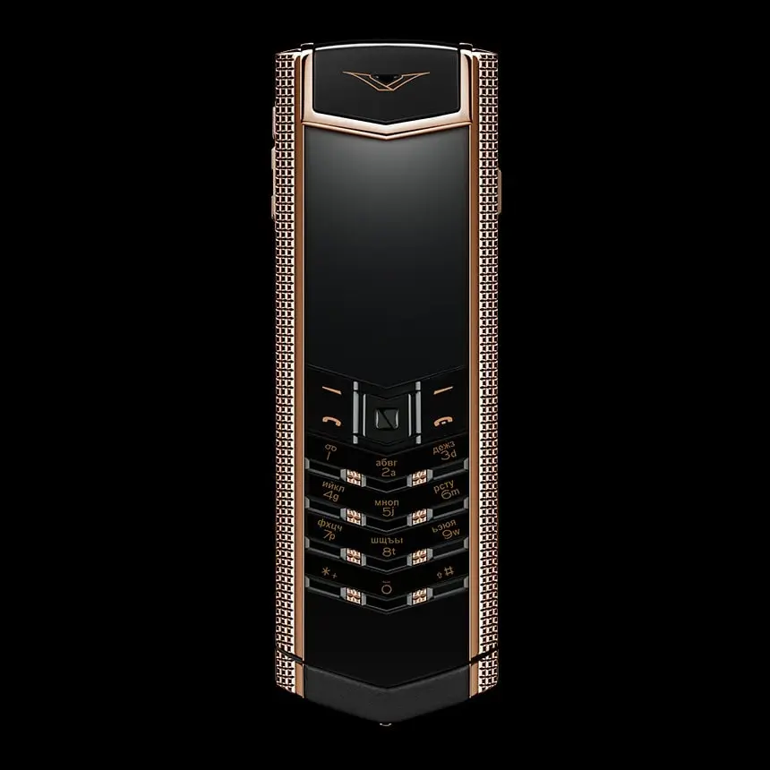 КУПИТЬ VERTU SIGNATURE S DESIGN CLOUS DE PARIS RED GOLD