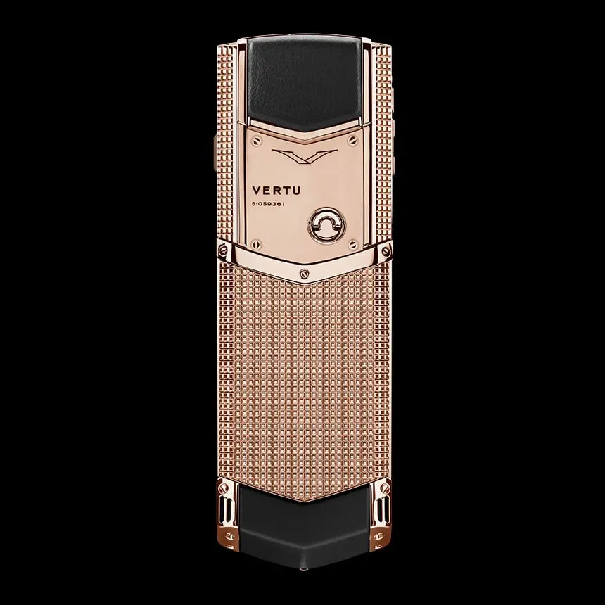 VERTU SIGNATURE S DESIGN CLOUS DE PARIS RED GOLD - ЦЕНА, ОПИСАНИЕ, ФОТО - 2
