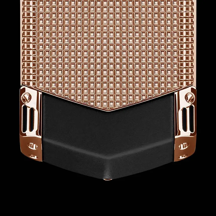 VERTU SIGNATURE S DESIGN CLOUS DE PARIS RED GOLD - ЦЕНА, ОПИСАНИЕ, ФОТО - 5