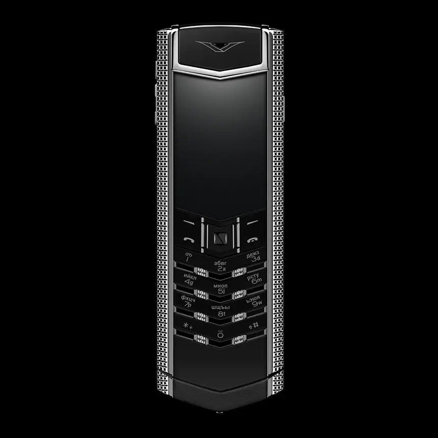 КУПИТЬ VERTU SIGNATURE S DESIGN CLOUS DE PARIS STAINLESS STEEL