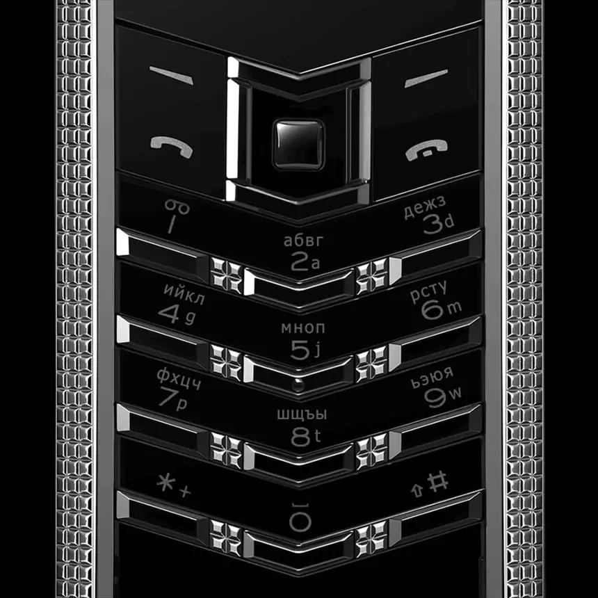 VERTU SIGNATURE S DESIGN CLOUS DE PARIS STAINLESS STEEL - ЦЕНА, ОПИСАНИЕ, ФОТО - 4