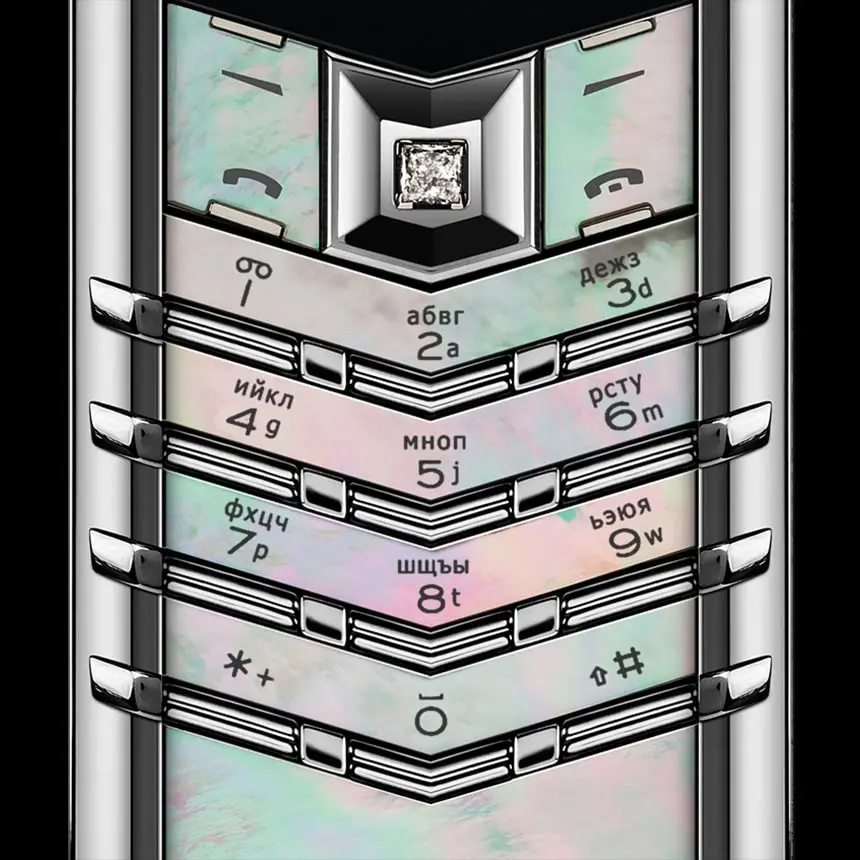VERTU SIGNATURE S DESIGN MOTHER OF PEARL - ЦЕНА, ОПИСАНИЕ, ФОТО - 4