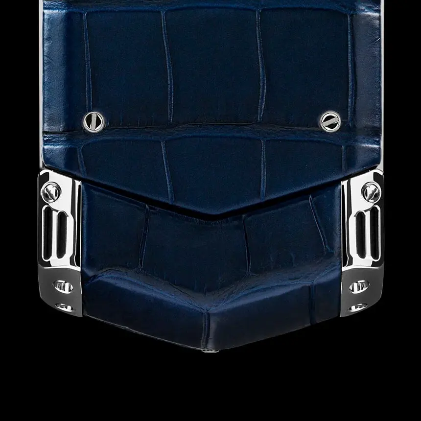 VERTU SIGNATURE S DESIGN NAVY BLUE ALLIGATOR - ЦЕНА, ОПИСАНИЕ, ФОТО - 5