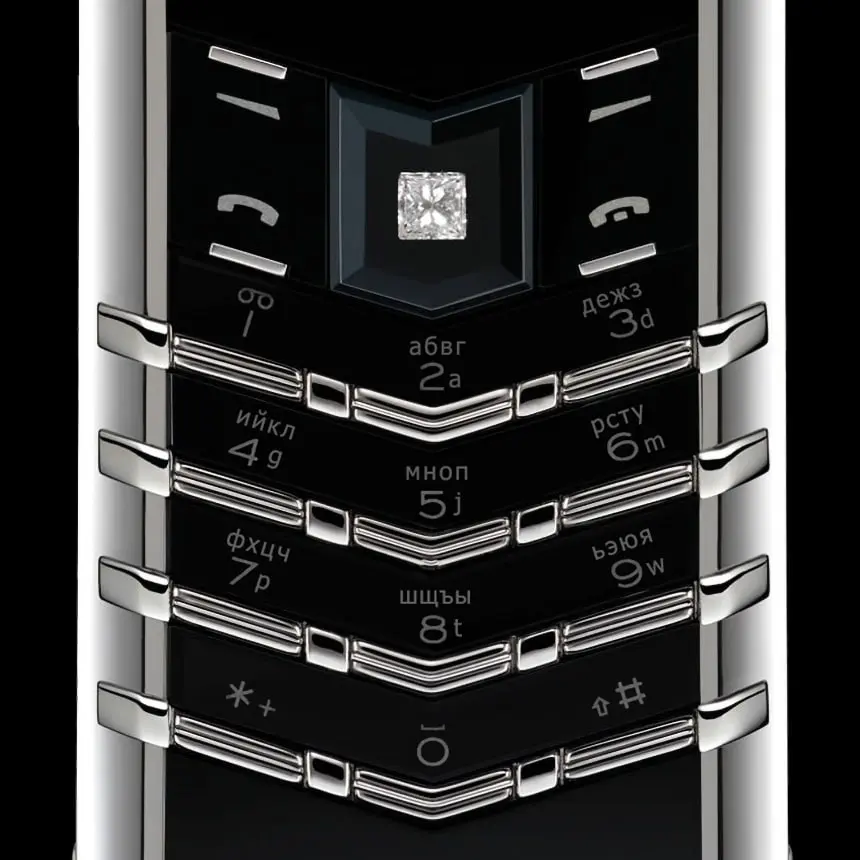 VERTU SIGNATURE S DESIGN PLATINUM ONE DIAMOND - ЦЕНА, ОПИСАНИЕ, ФОТО - 4
