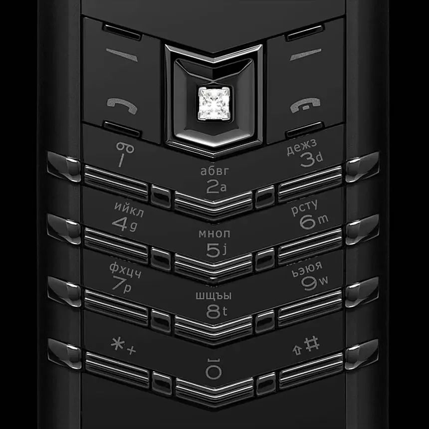 VERTU SIGNATURE S DESIGN PURE BLACK DIAMONDS - ЦЕНА, ОПИСАНИЕ, ФОТО - 4