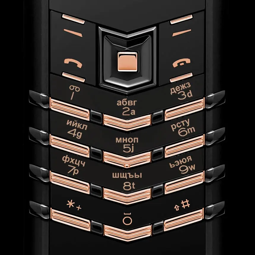 VERTU SIGNATURE S DESIGN PURE BLACK RED GOLD - ЦЕНА, ОПИСАНИЕ, ФОТО - 4