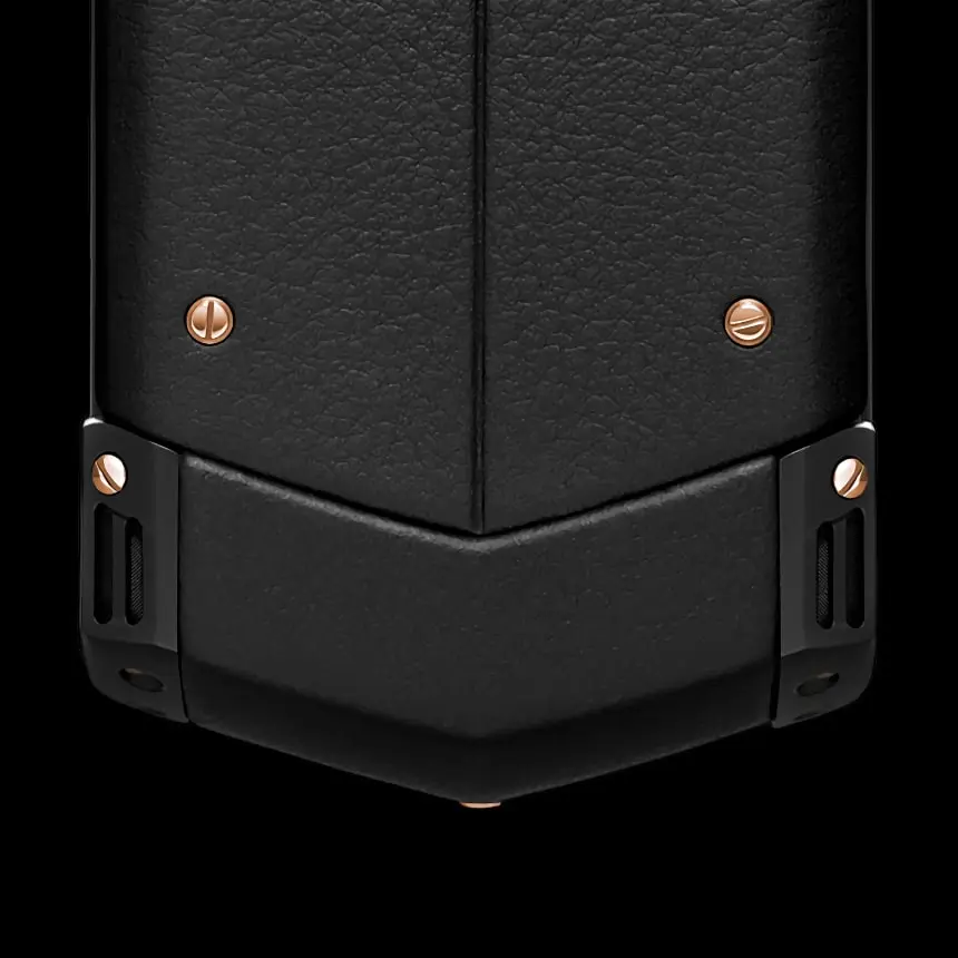 VERTU SIGNATURE S DESIGN PURE BLACK RED GOLD - ЦЕНА, ОПИСАНИЕ, ФОТО - 5