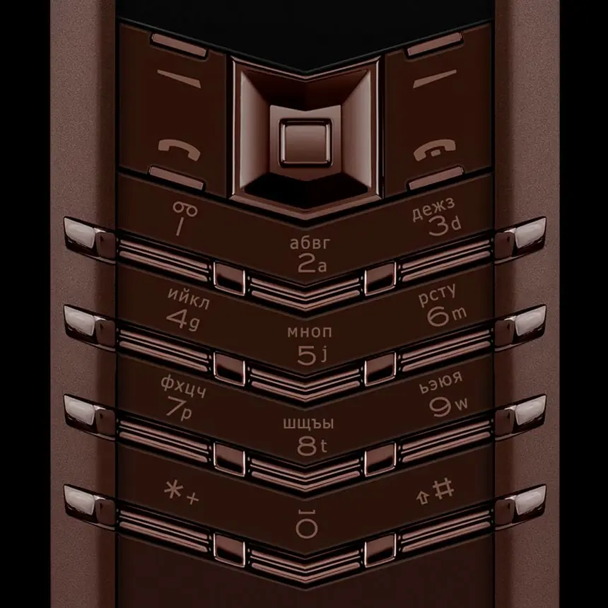 VERTU SIGNATURE S DESIGN PURE CHOCOLATE - ЦЕНА, ОПИСАНИЕ, ФОТО - 4