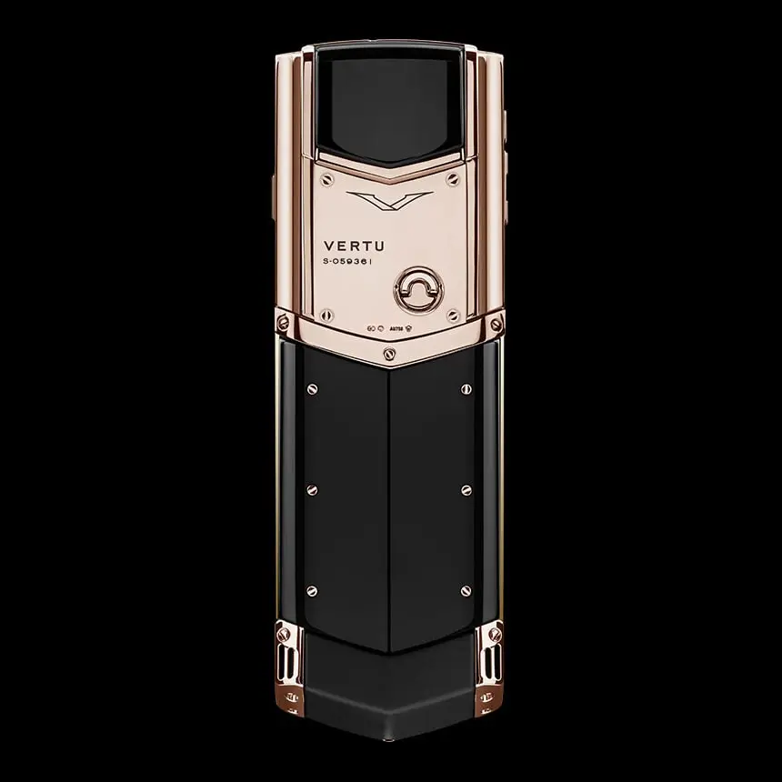VERTU SIGNATURE S DESIGN RED GOLD BLACK CERAMIC - ЦЕНА, ОПИСАНИЕ, ФОТО - 2