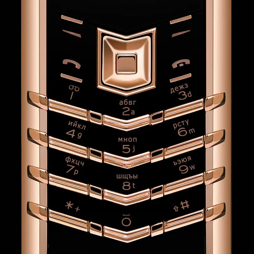 VERTU SIGNATURE S DESIGN RED GOLD BLACK CERAMIC - ЦЕНА, ОПИСАНИЕ, ФОТО - 4