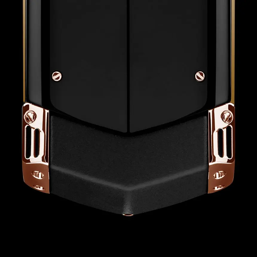VERTU SIGNATURE S DESIGN RED GOLD BLACK CERAMIC - ЦЕНА, ОПИСАНИЕ, ФОТО - 5