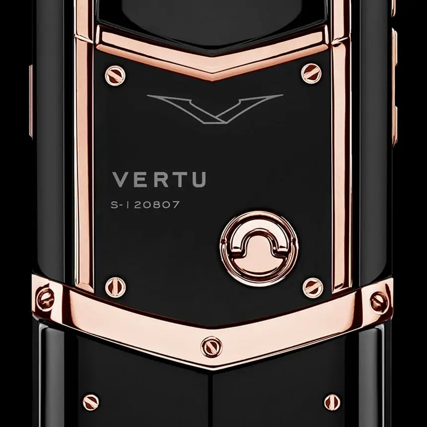 VERTU SIGNATURE S DESIGN RED GOLD BLACK DLC - ЦЕНА, ОПИСАНИЕ, ФОТО - 3