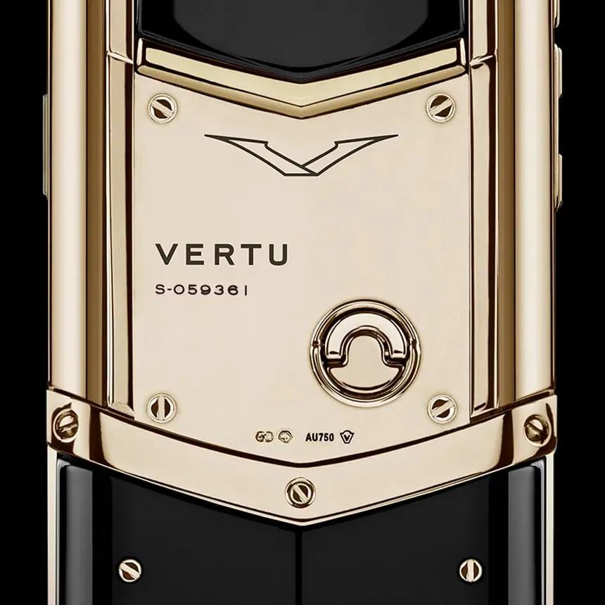 VERTU SIGNATURE S DESIGN YELLOW GOLD BLACK CERAMIC - ЦЕНА, ОПИСАНИЕ, ФОТО - 3