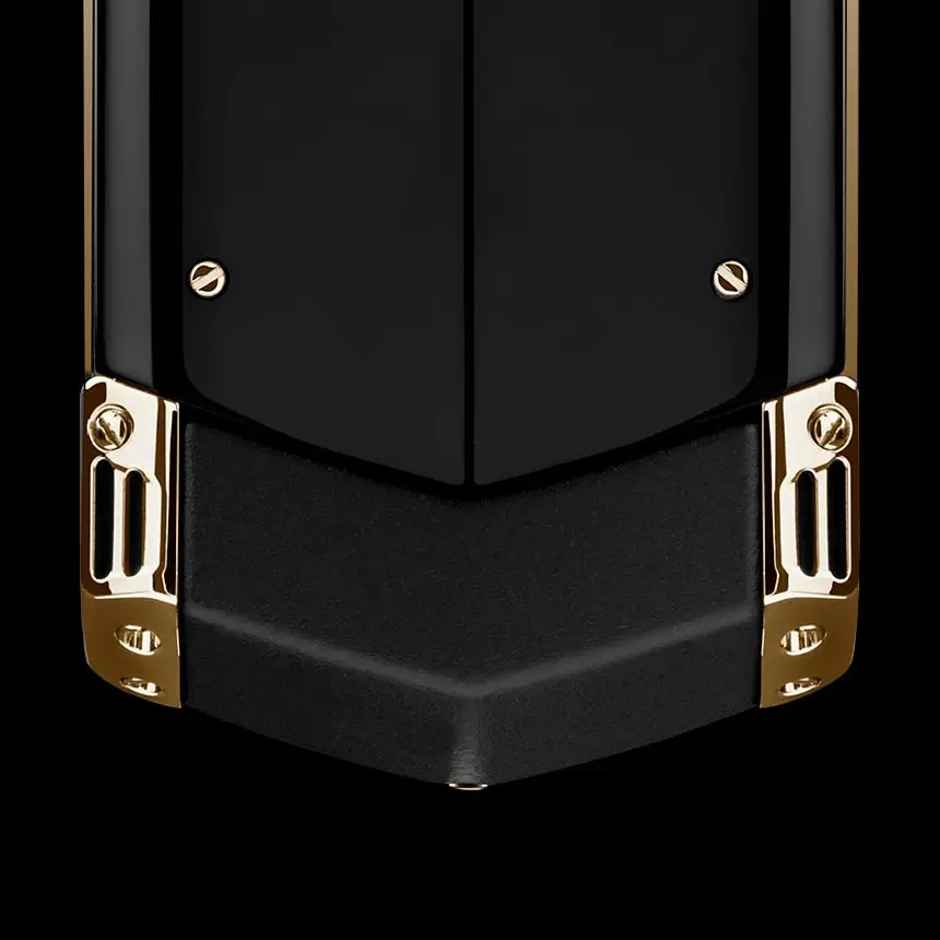 VERTU SIGNATURE S DESIGN YELLOW GOLD BLACK CERAMIC - ЦЕНА, ОПИСАНИЕ, ФОТО - 5