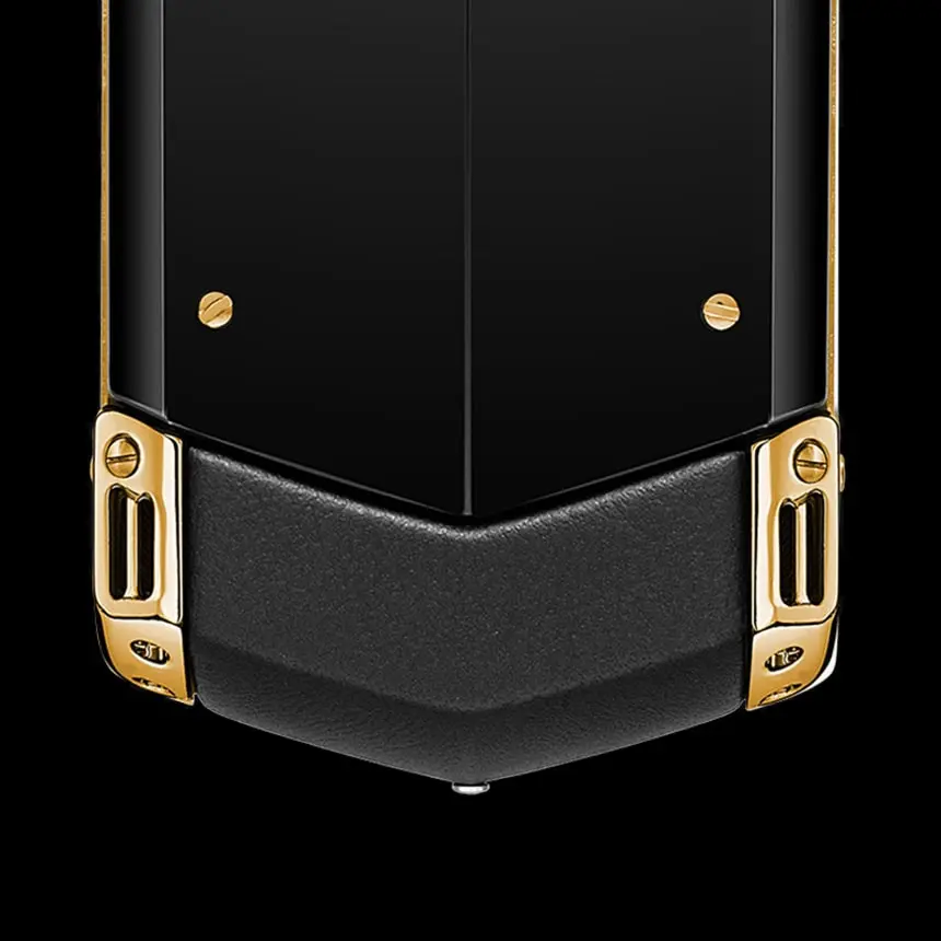 VERTU SIGNATURE S DESIGN YELLOW GOLD DIAMONDS BLACK CERAMIC - ЦЕНА, ОПИСАНИЕ, ФОТО - 5